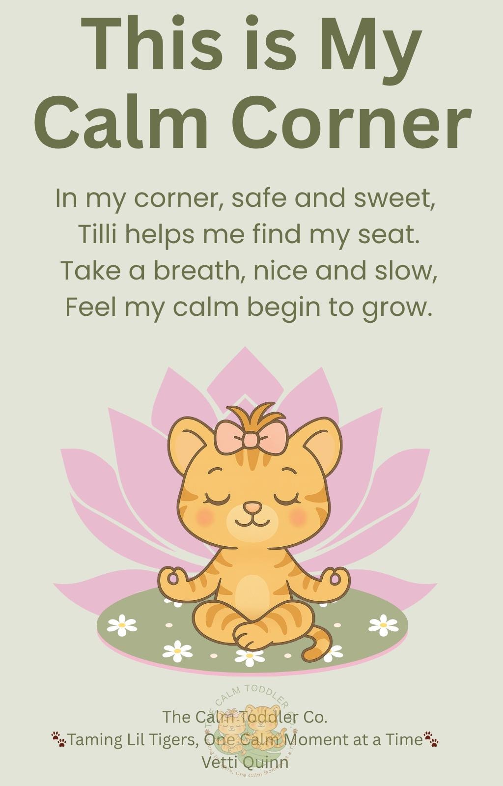My Calm Corner – Toddler Emotional Regulation Bundle (Tilli & Tayo Versions) | The Calm Toddler Co.
