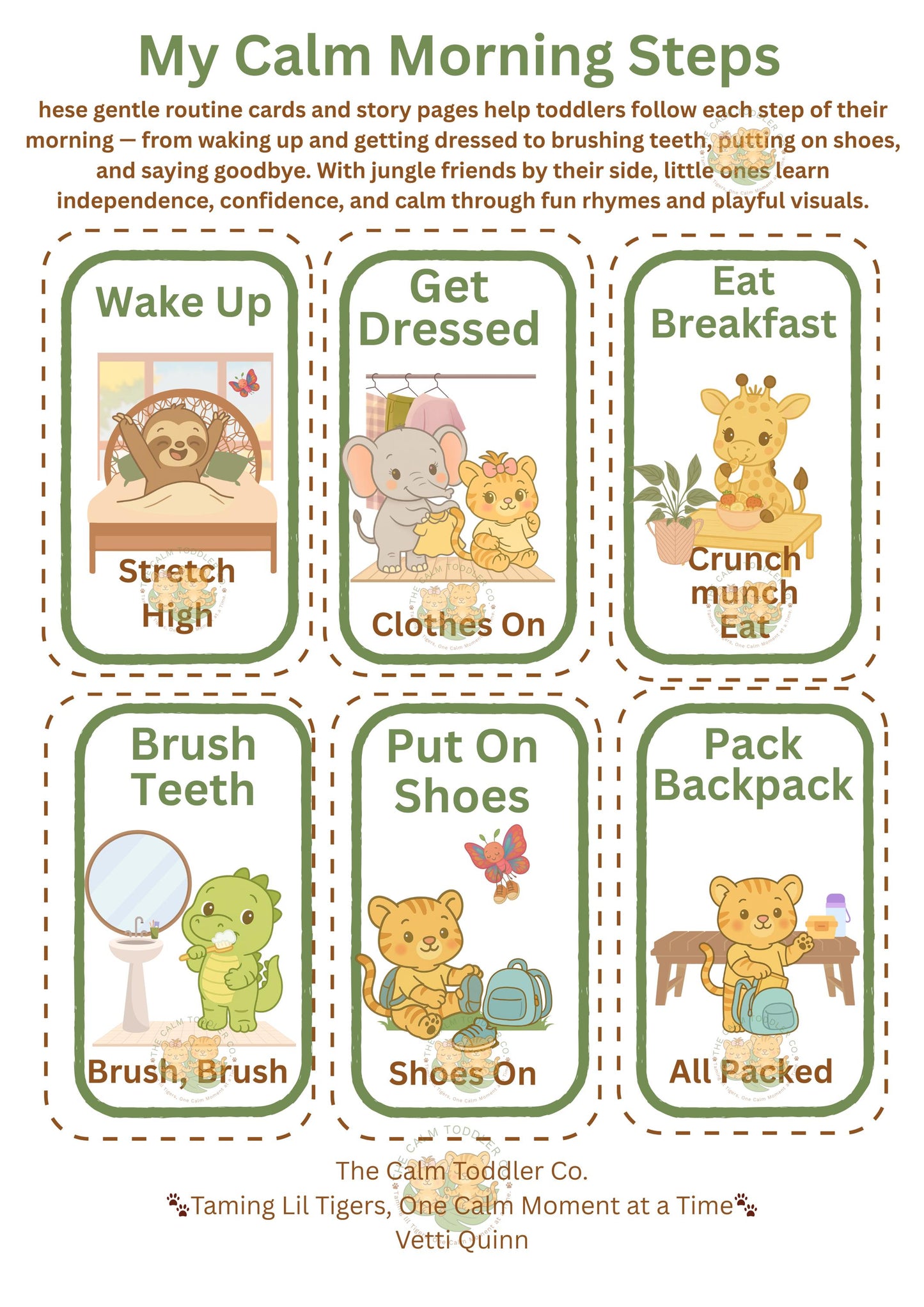 Calm Toddler Deluxe Bundle – Morning, Night & Calm Corner (Tilli & Suki Girl Versions) | The Calm Toddler Co.