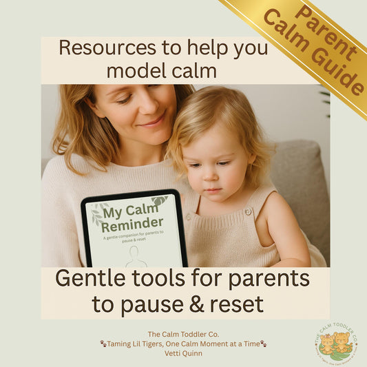 My Calm Reminder – Parent Support Bundle | The Calm Toddler Co.