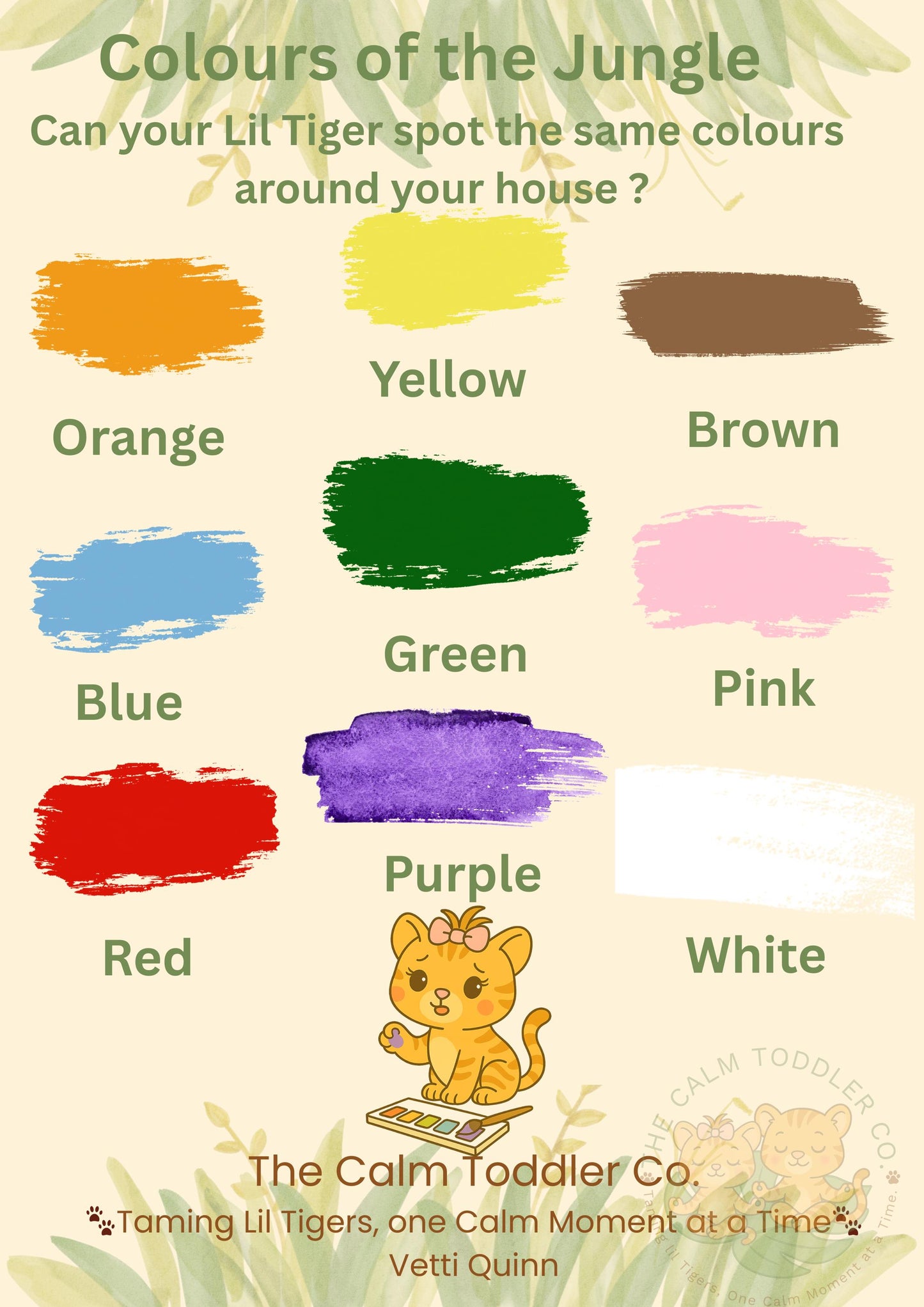 Early Learning Animal Bundle – Colours, Shapes & Animal Learning | The Calm Toddler Co.