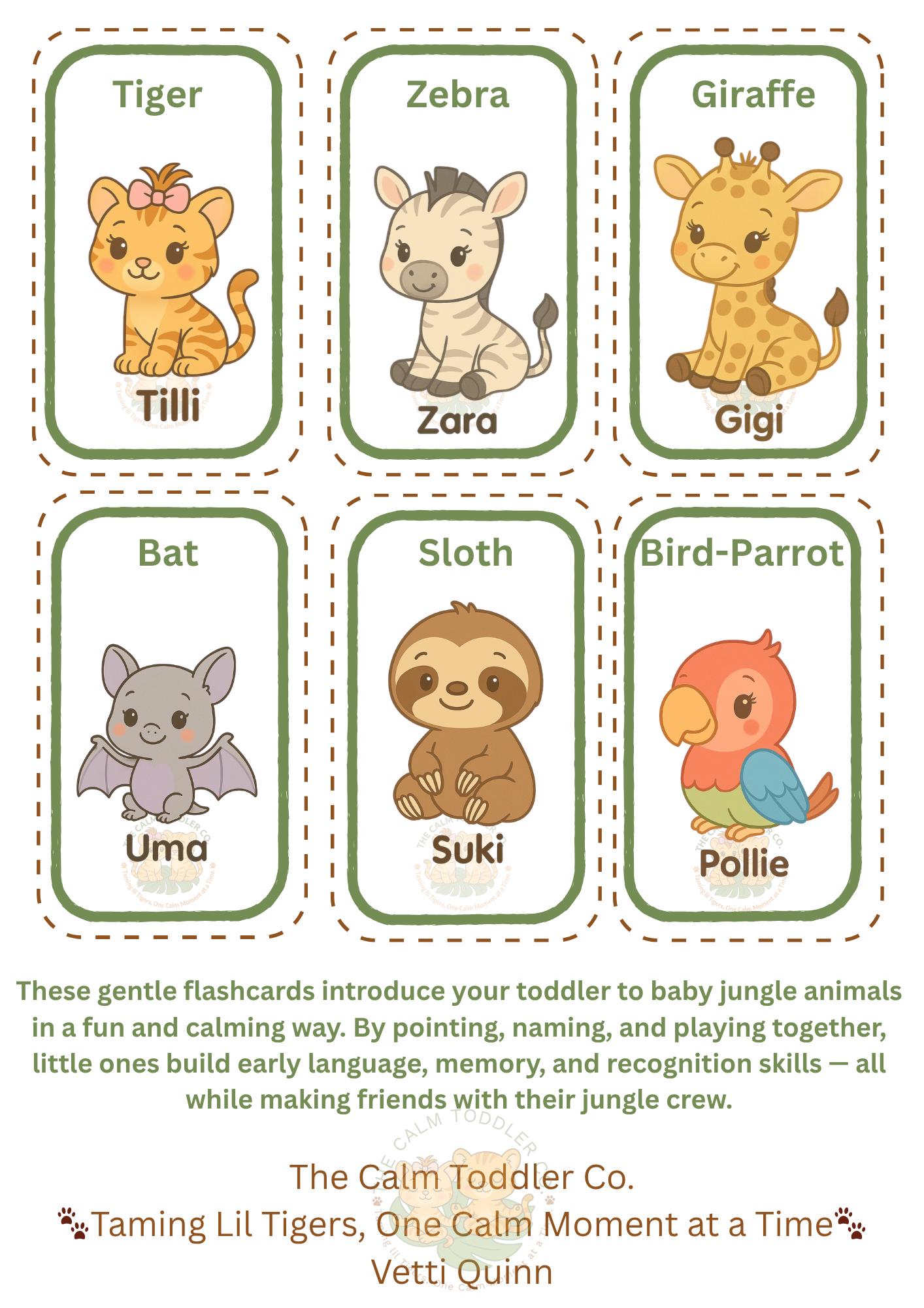 Early Learning Animal Bundle – Colours, Shapes & Animal Learning | The Calm Toddler Co.