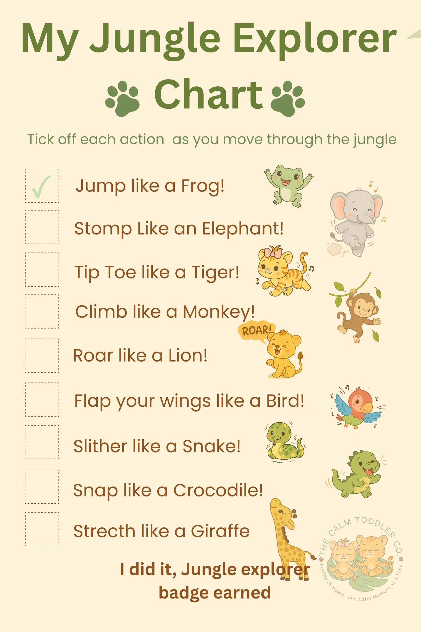 Jungle Rhymes – Toddler Learning Bundle | The Calm Toddler Co.