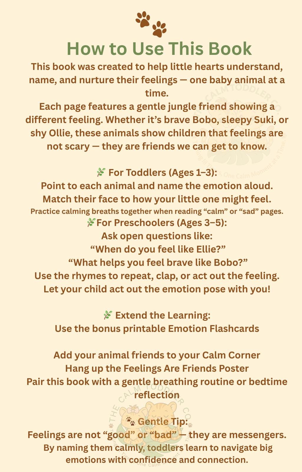 Toddler Emotions – Volume 3 (Jungle Animals) Bundle | The Calm Toddler Co.