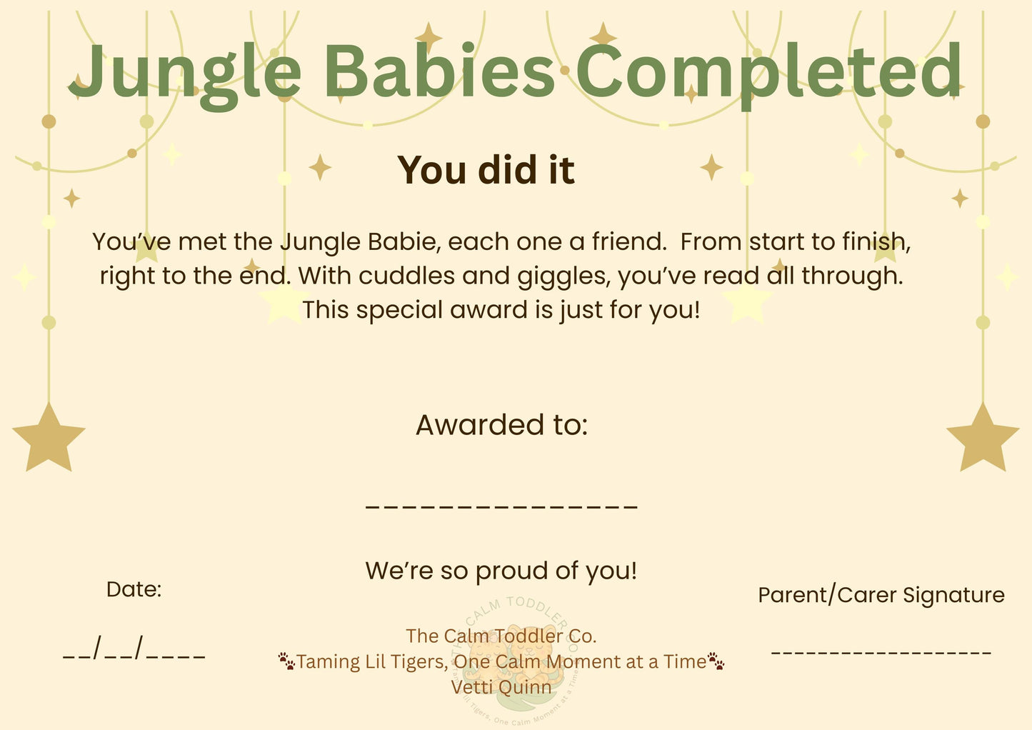 Jungle Babies – Animal Learning & Exploration Bundle | The Calm Toddler Co.