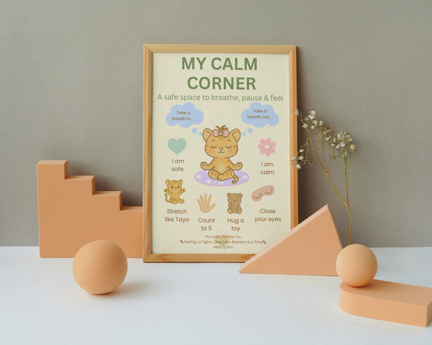 Toddler Routine Chart Bundle – Morning, Bedtime & Calm Corner Routines | The Calm Toddler Co.