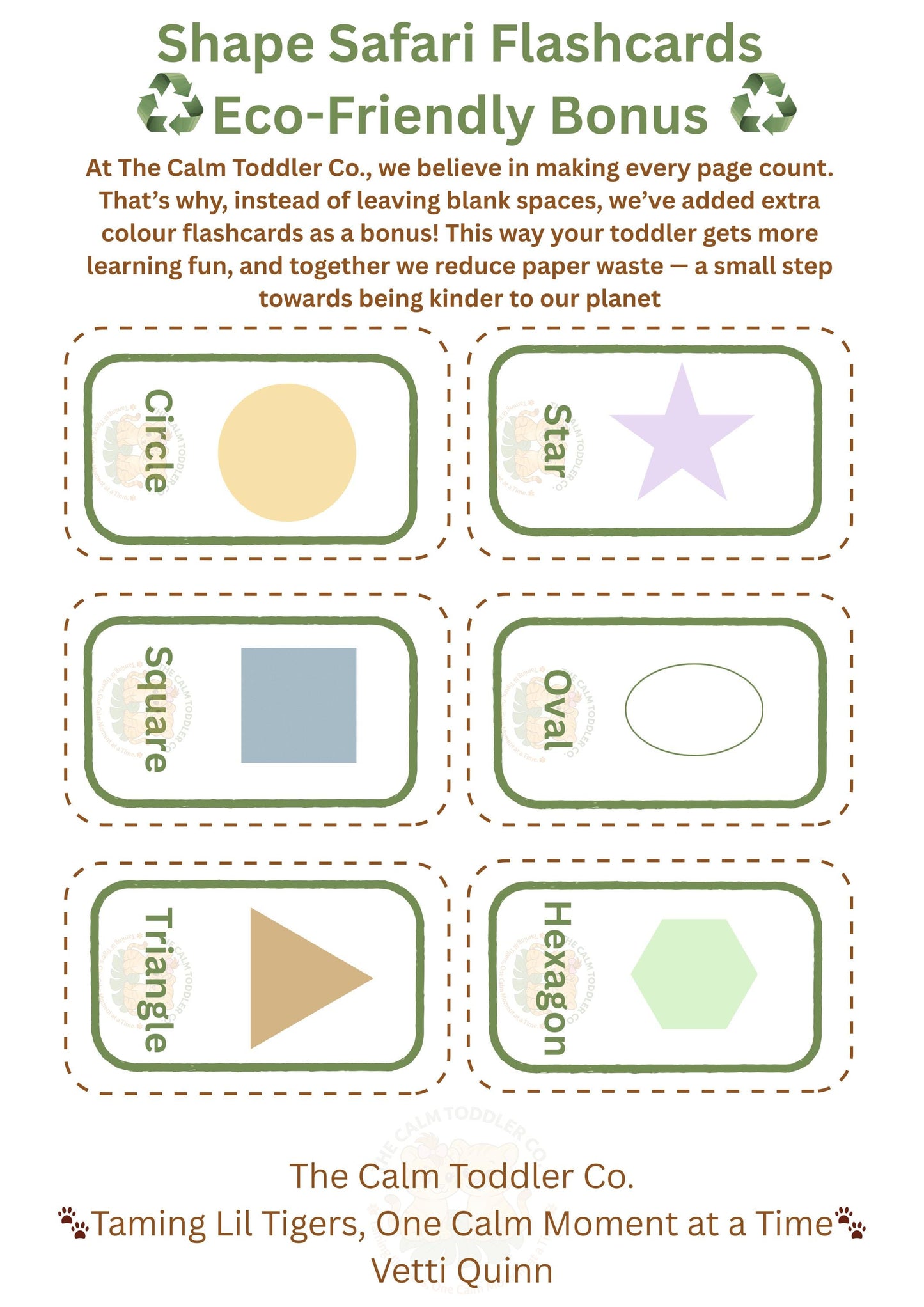 Colour Me Happy & Shape Safari Bundle – Colour & Shape Learning | The Calm Toddler Co.