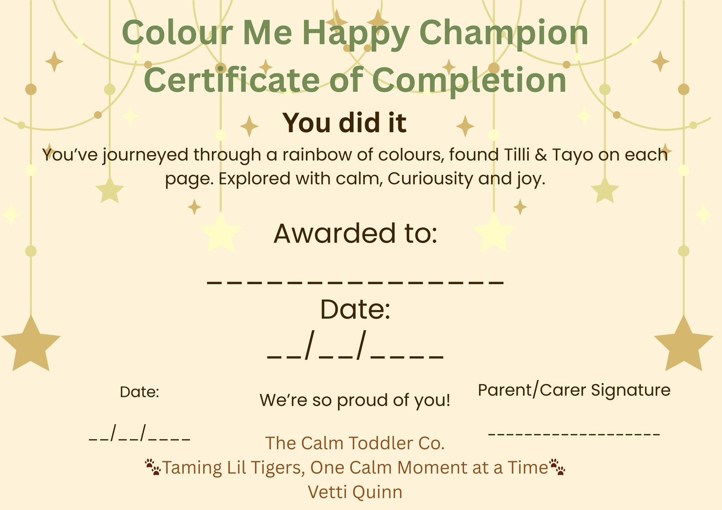 Colour Me Happy & Shape Safari Bundle – Colour & Shape Learning | The Calm Toddler Co.