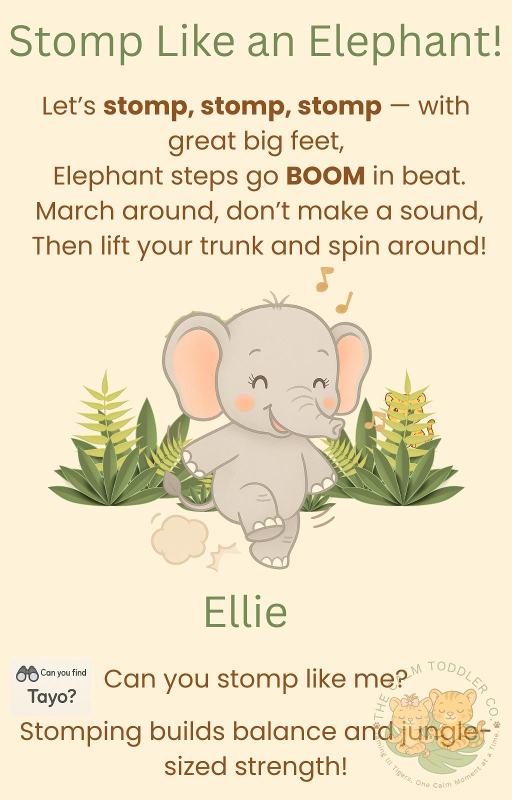 Jungle Explorer – Learning & Action Words Bundle | The Calm Toddler Co.