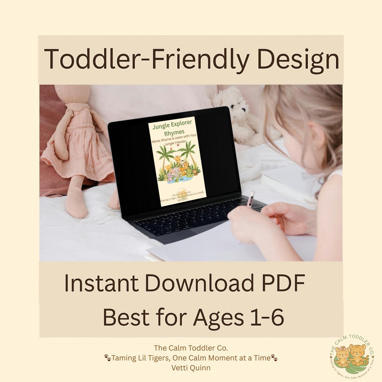 Jungle Rhymes – Toddler Learning Bundle | The Calm Toddler Co.