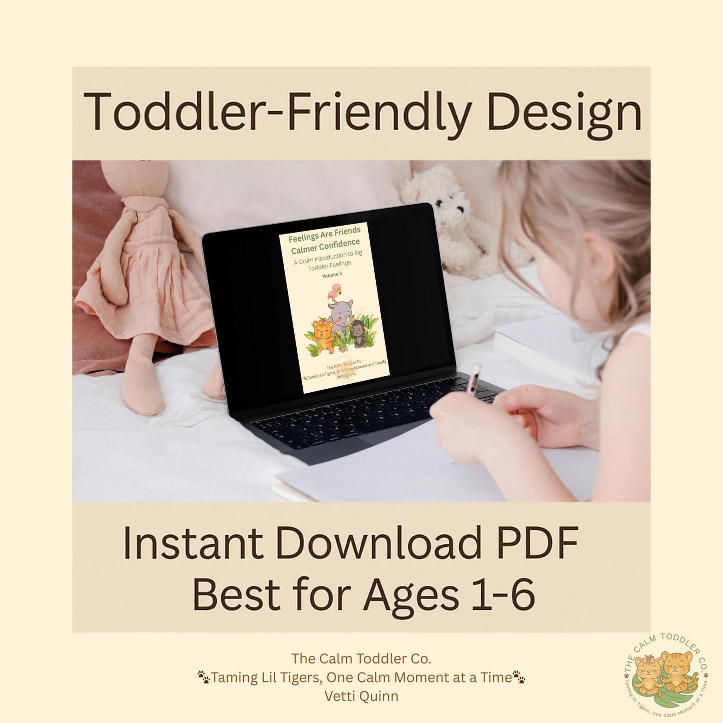 Toddler Emotions – Volume 3 (Jungle Animals) Bundle | The Calm Toddler Co.