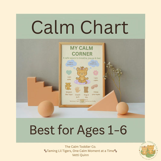 Calm Corner Poster – Toddler Emotional Regulation | The Calm Toddler Co.