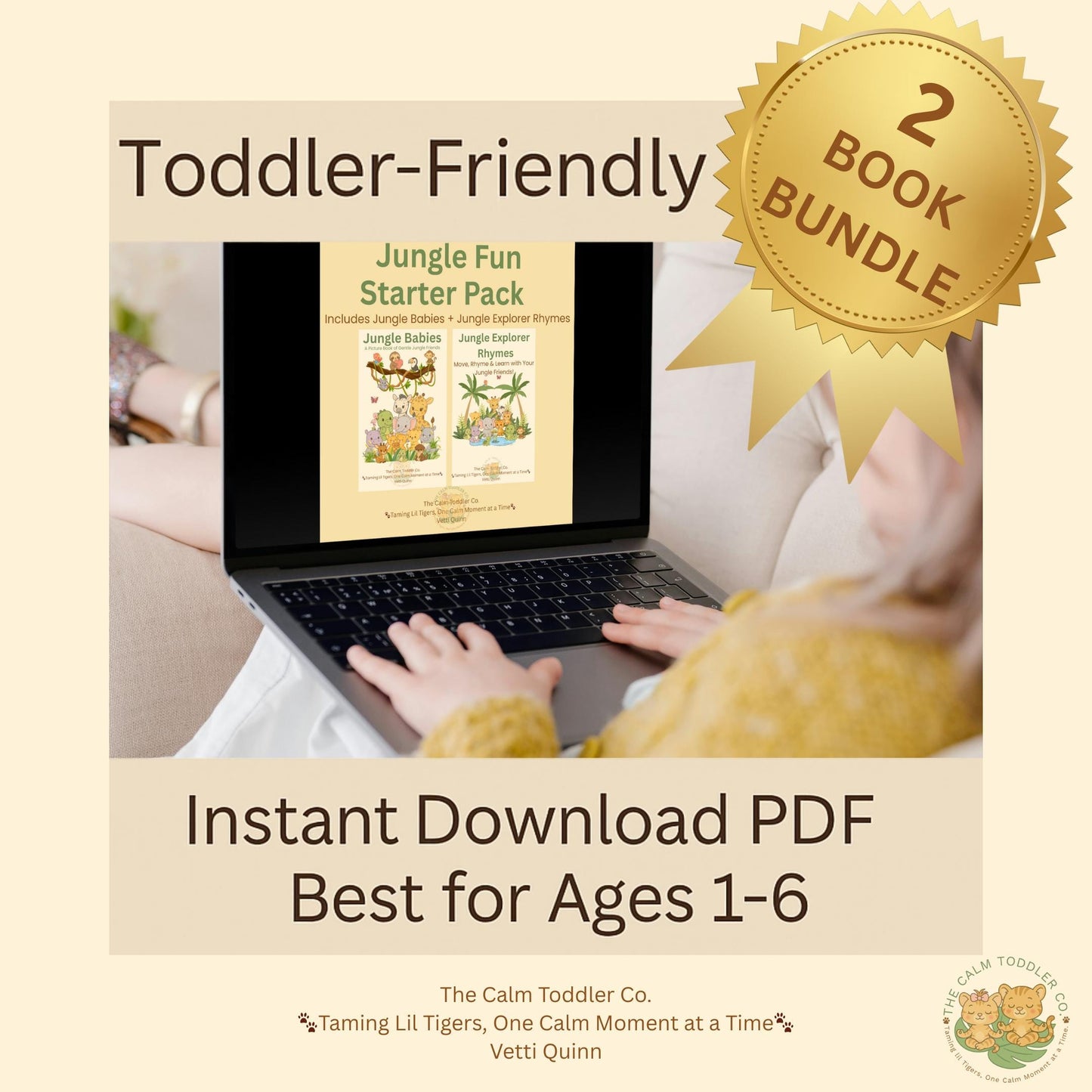 Jungle Explorer – Learning & Action Words Bundle | The Calm Toddler Co.