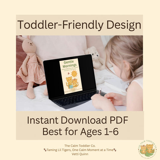 Gentle Morning Routine – Toddler Routine Bundle | The Calm Toddler Co.