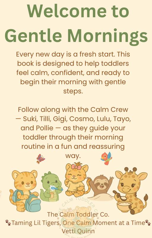 Gentle Morning Routine – Toddler Routine Bundle | The Calm Toddler Co.