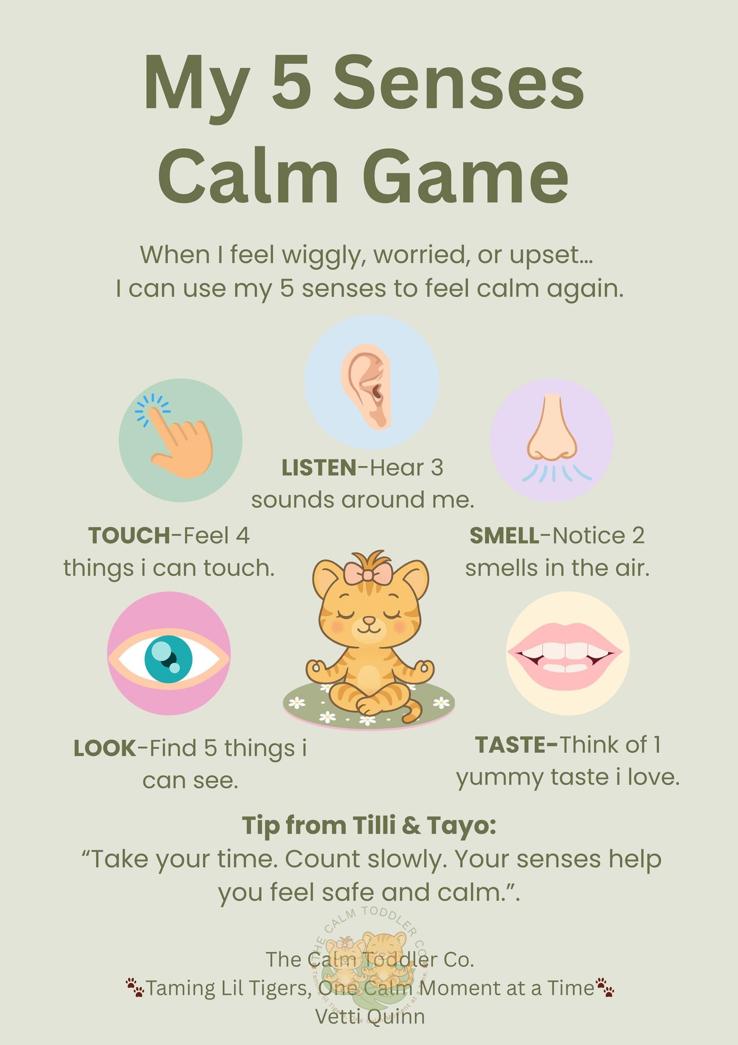 My Calm Corner – Toddler Emotional Regulation Bundle (Tilli Girl Version) | The Calm Toddler Co.