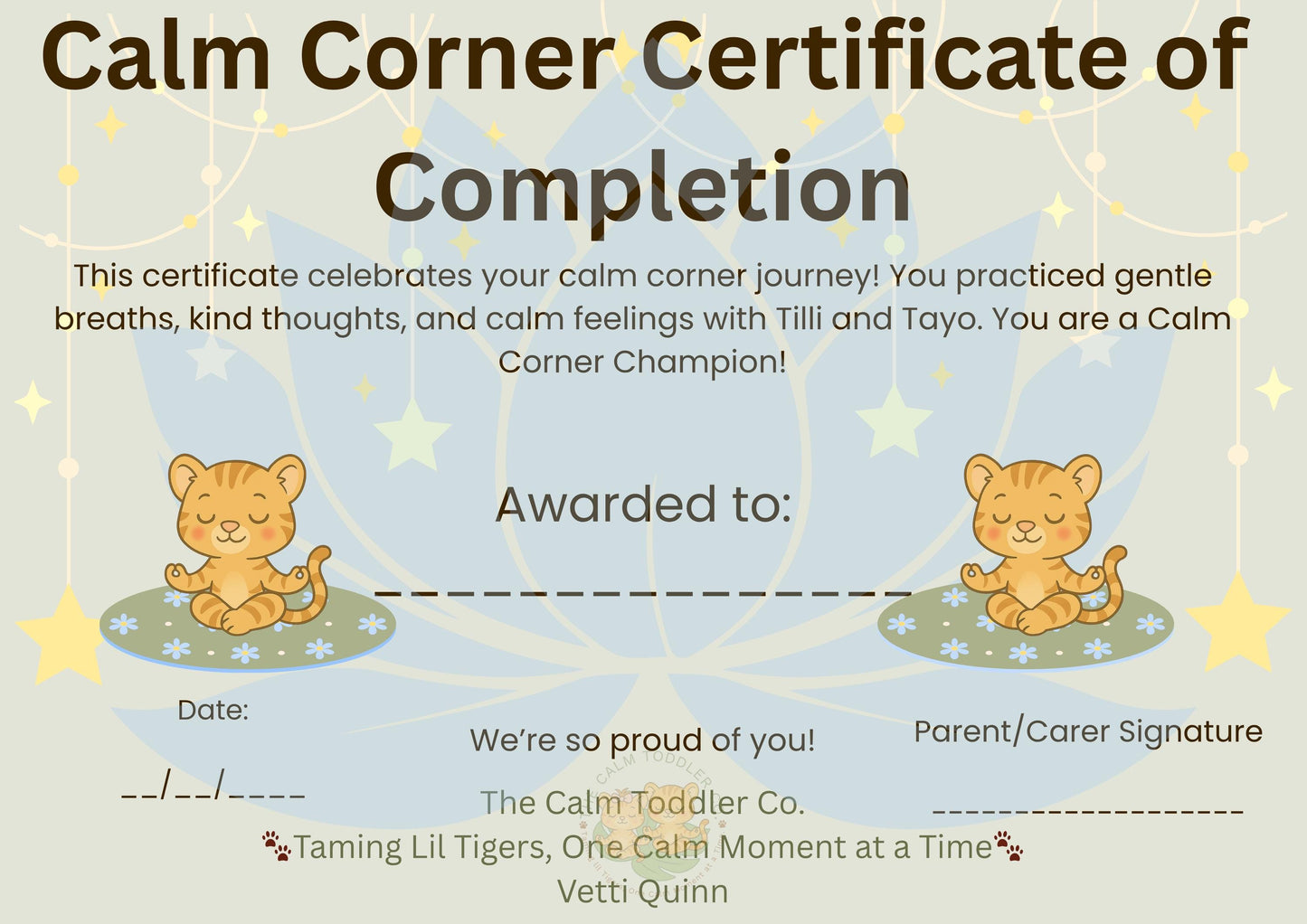Calm Toddler Routine Bundle – Morning, Night & Calm Corner (Milo & Tayo Boy Versions) | The Calm Toddler Co.