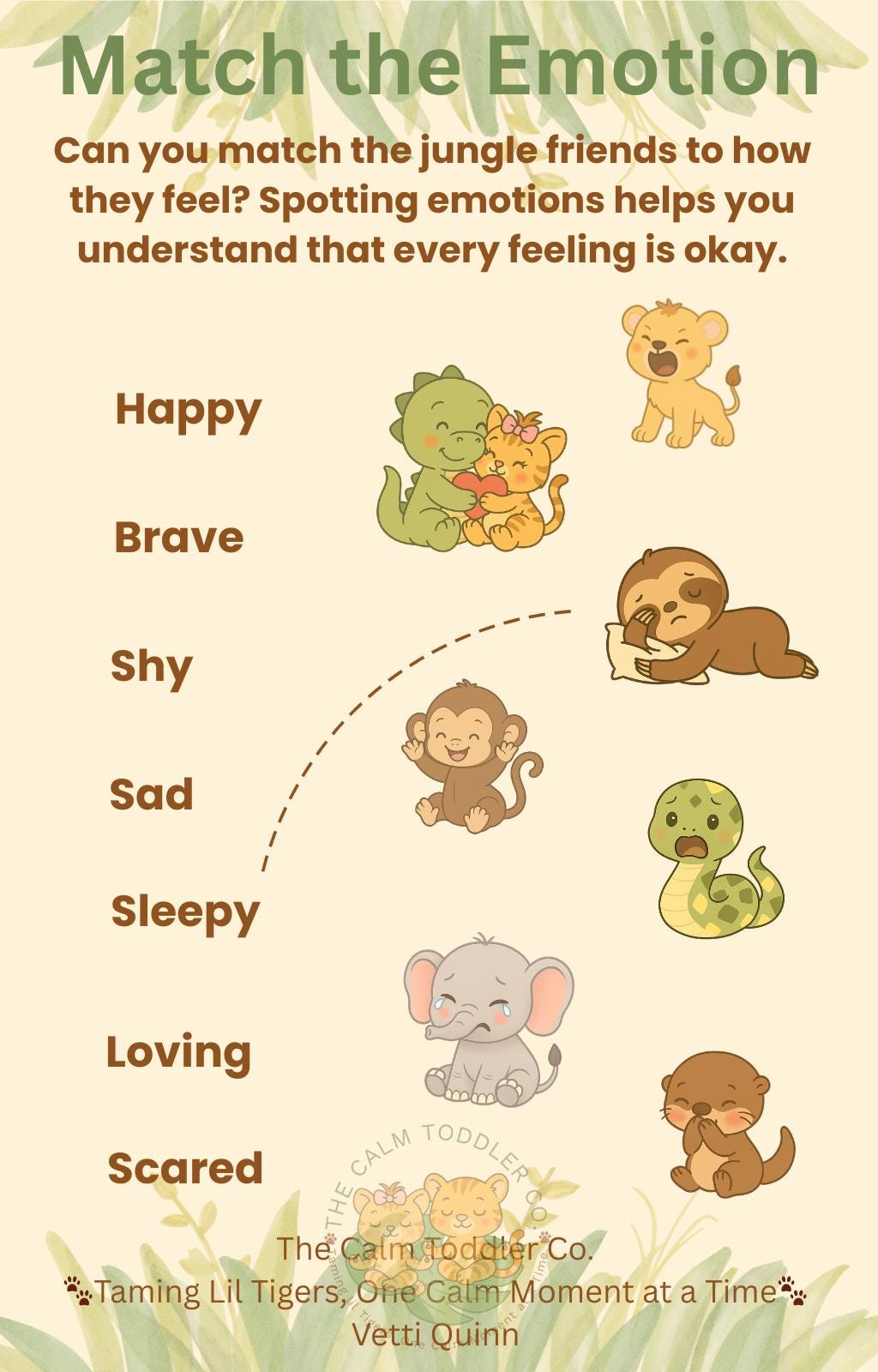 Feelings & Calm Pack – Toddler Emotional Learning Bundle (Tilli Girl Version) | The Calm Toddler Co