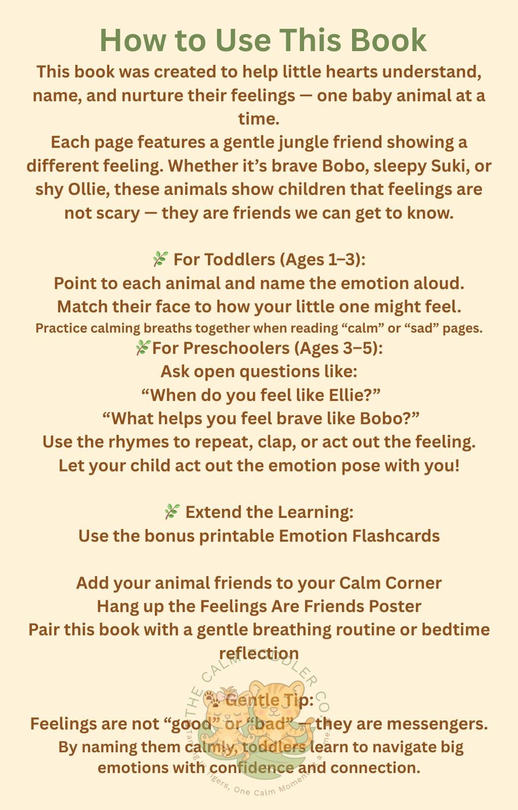 Feelings & Calm Pack – Toddler Emotional Learning Bundle (Tilli Girl Version) | The Calm Toddler Co