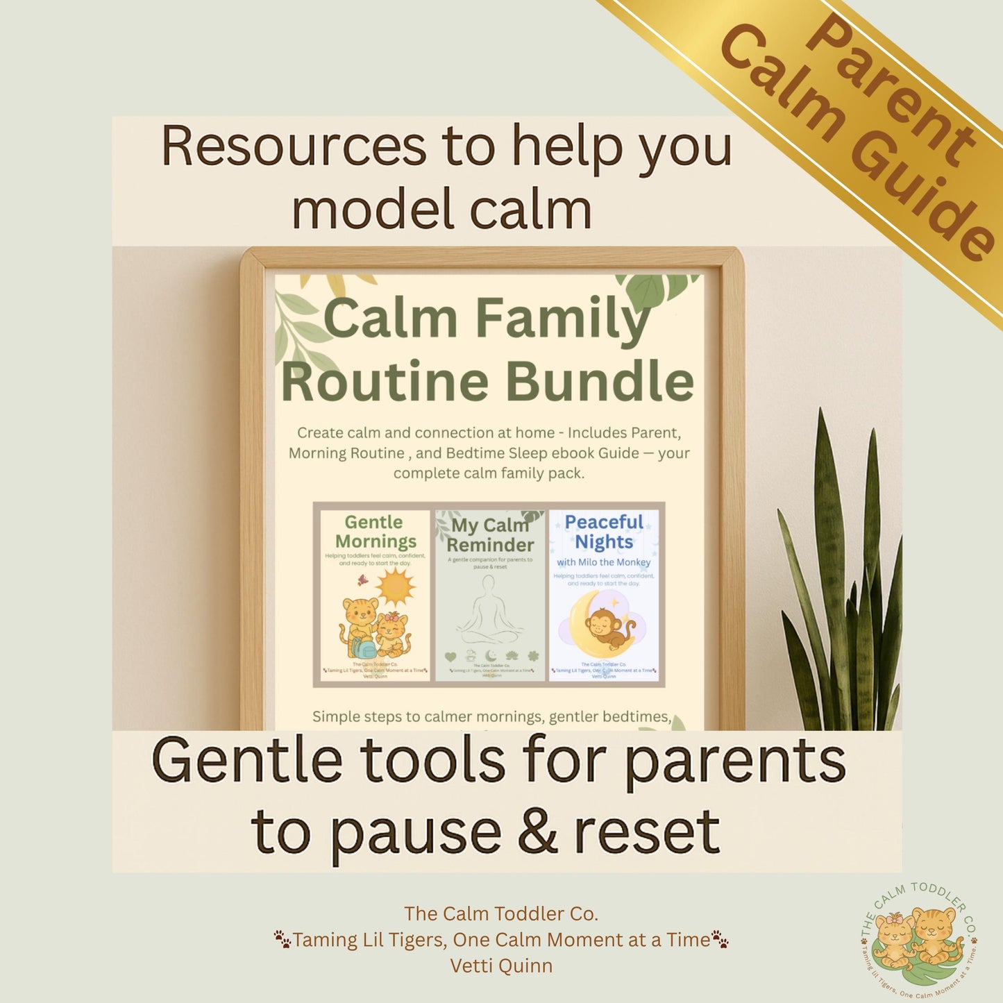 Calm Family Routine Bundle – Parent & Toddler Routine Support | The Calm Toddler Co.