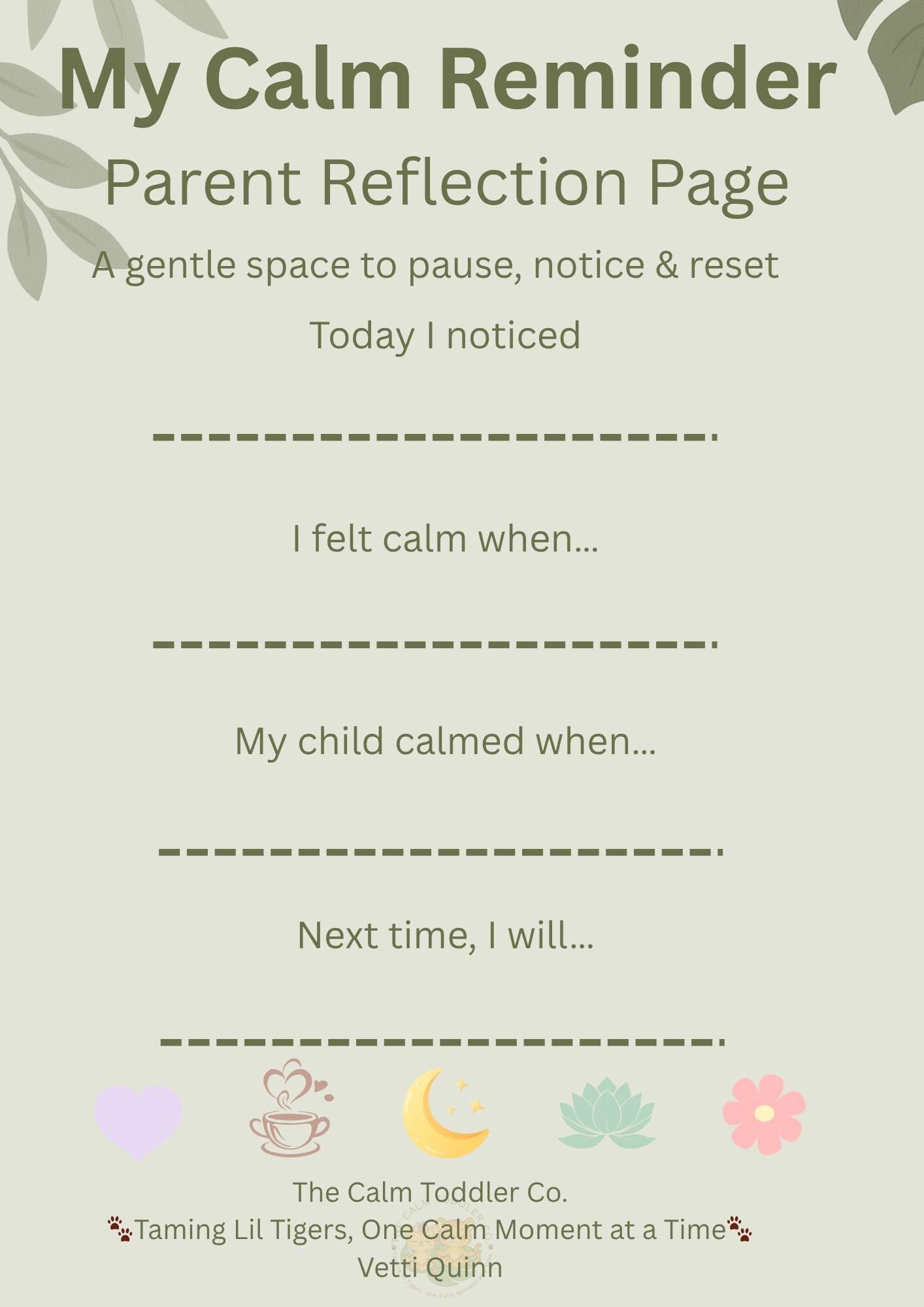 Calm Family Routine Bundle – Parent & Toddler Routine Support | The Calm Toddler Co.