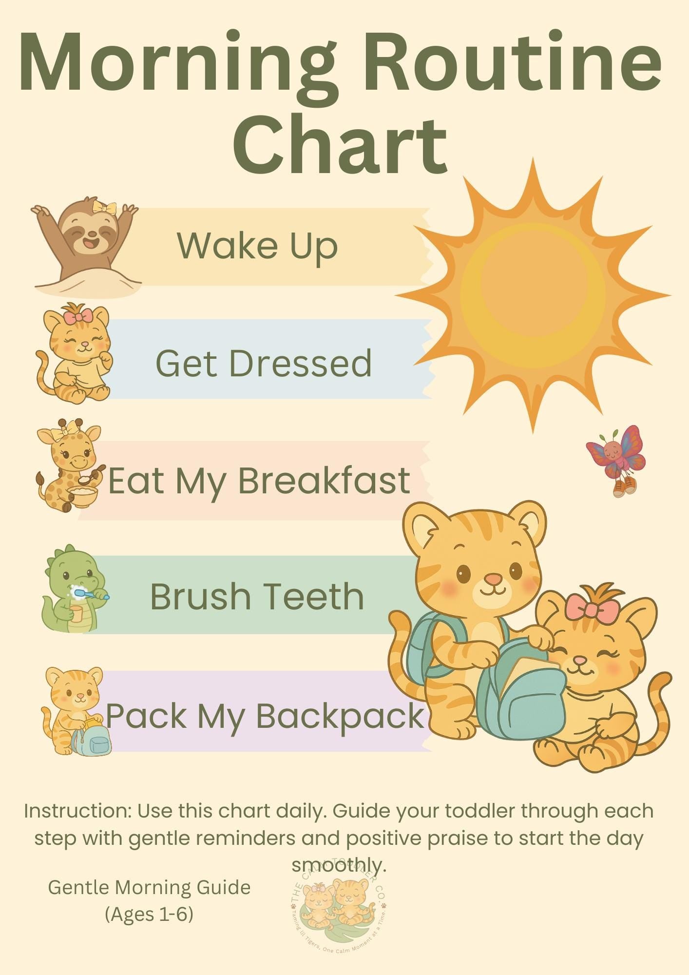 Calm Family Routine Bundle – Parent & Toddler Routine Support | The Calm Toddler Co.