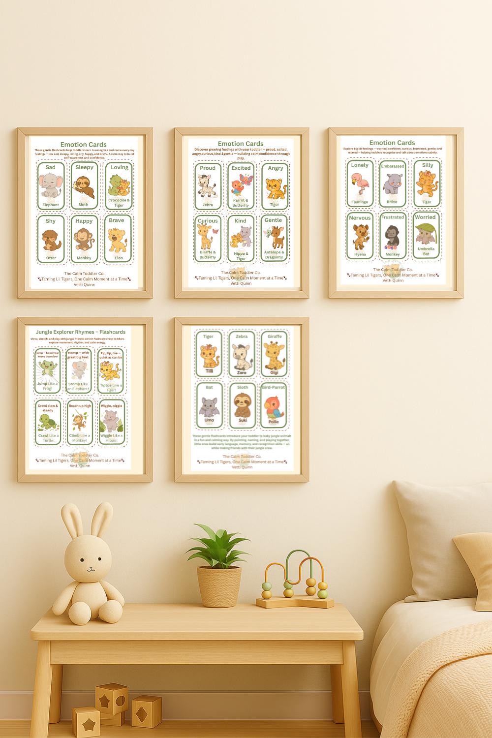 Jungle Learning & Feelings Bundle – Emotional Learning Collection | The Calm Toddler Co.