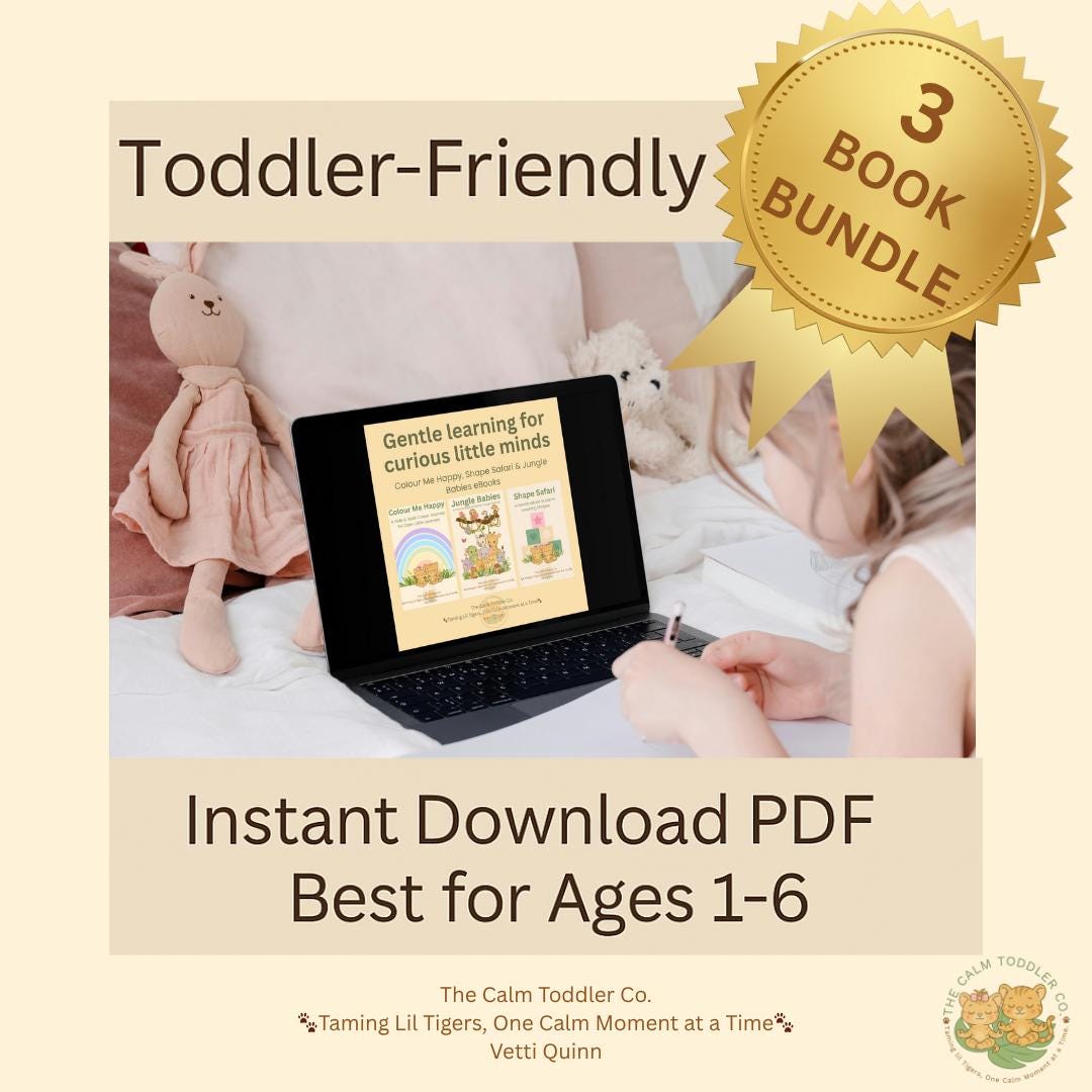 Early Learning Animal Bundle – Colours, Shapes & Animal Learning | The Calm Toddler Co.